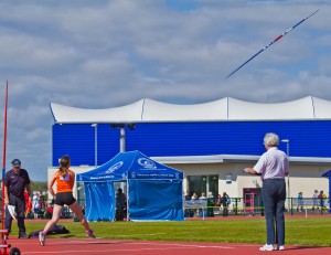 Evie Bartl javelin throw