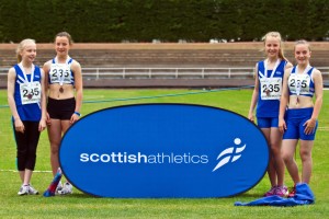 U14 bronze medal team Erin Connelly, Lauen Greig, Evie bartl and Sophie Rowan