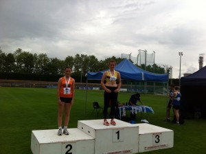 Evie second in javelin with 27.40m