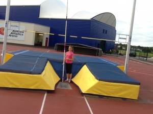 Evie achieving new PB 2.05m 