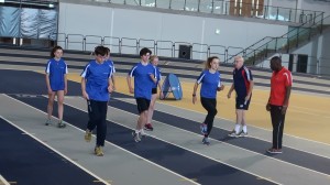 Tony Hadley, UKA Event lead for Speed teaching drills