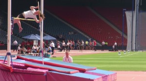 Evie Bartl Clearing 2.40m for gold 