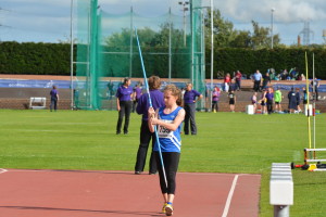 Sarah's beast javelin throw over 29m